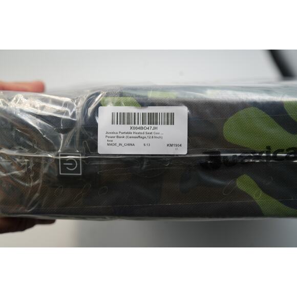 Heated Camouflage Seat Cushion with Power Bank Pocket – Portable & Washable - Picture 4 of 4